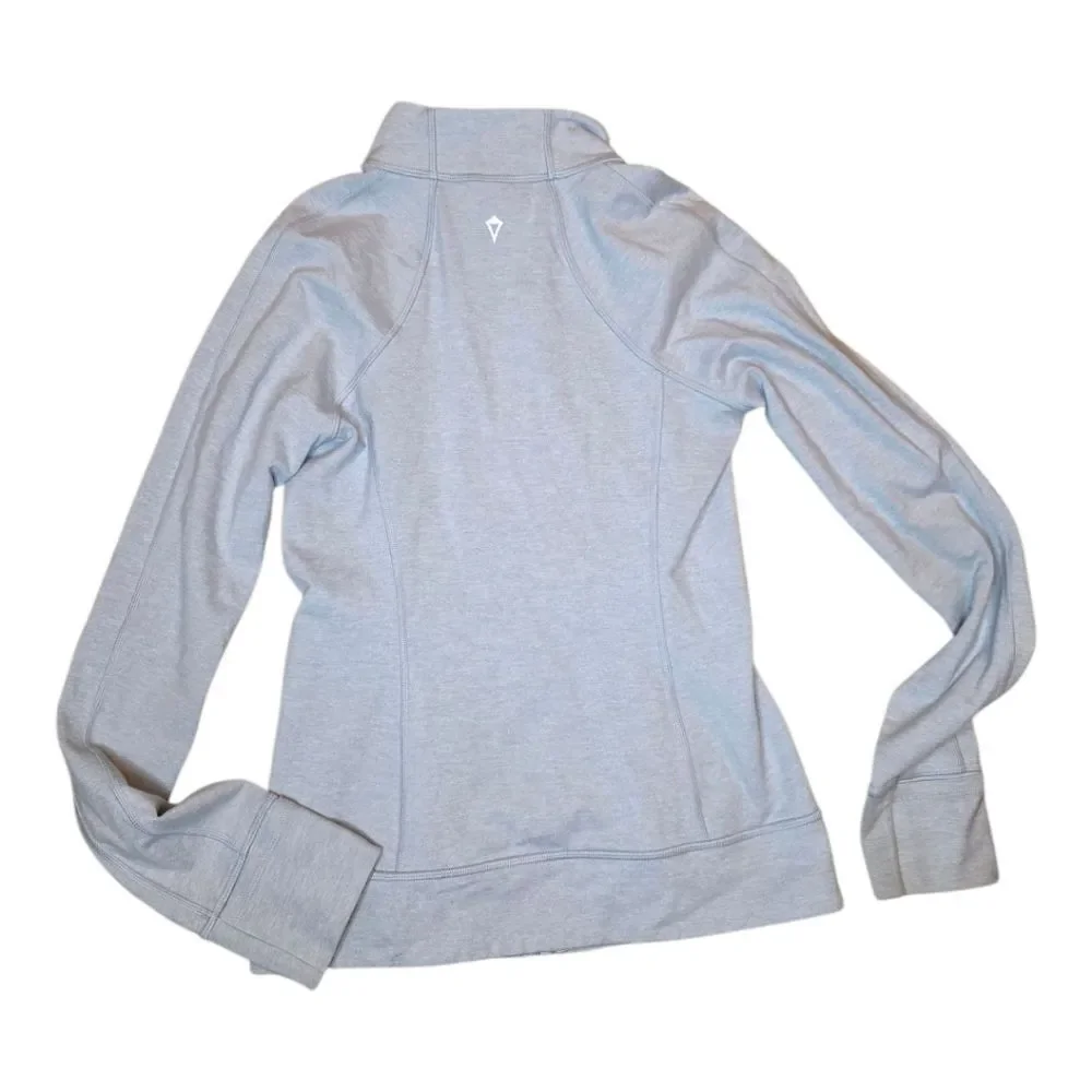 IVIVVA By LULULEMON Girl's‎ Zippered Jacket Grey Pink - Size 12